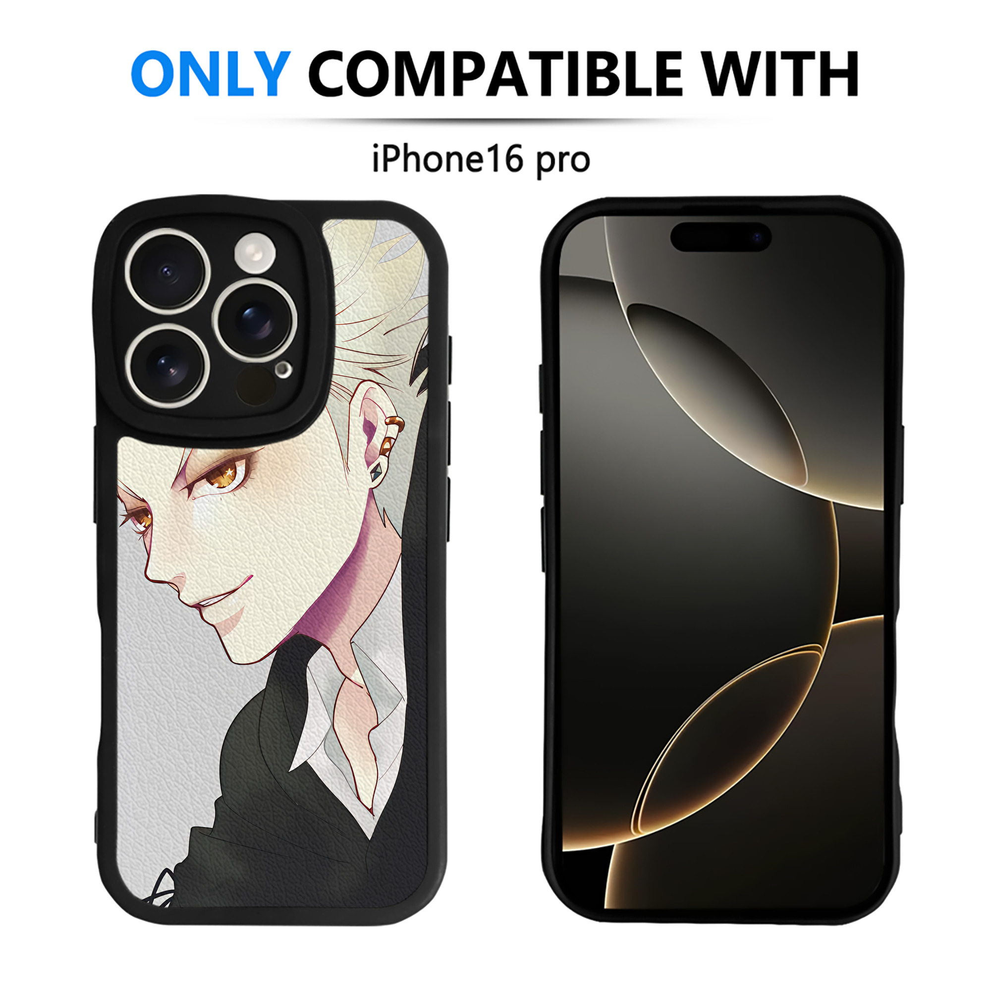 （画像用） ハイキュー!! Haikyu!! 【iPhone 16シリーズ対応】シリコンスマホケース（レザー調） 材質：シリコン